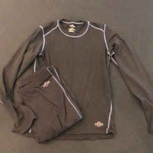 Boys hot chili set size large base layer